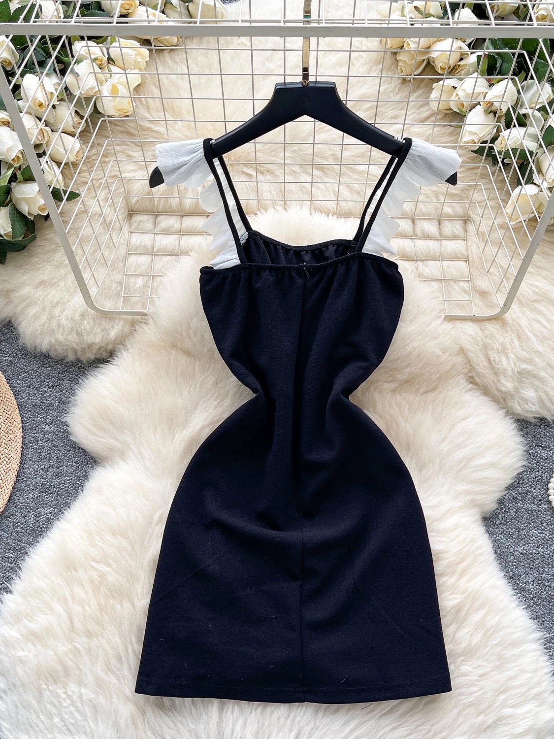 Modern material vacay dress CD833 images